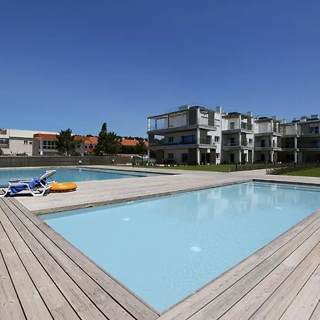T2-marina Mar-condominio De Luxo アパート ナザレ