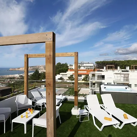 アパート T2-marina Mar-condominio De Luxo ナザレ